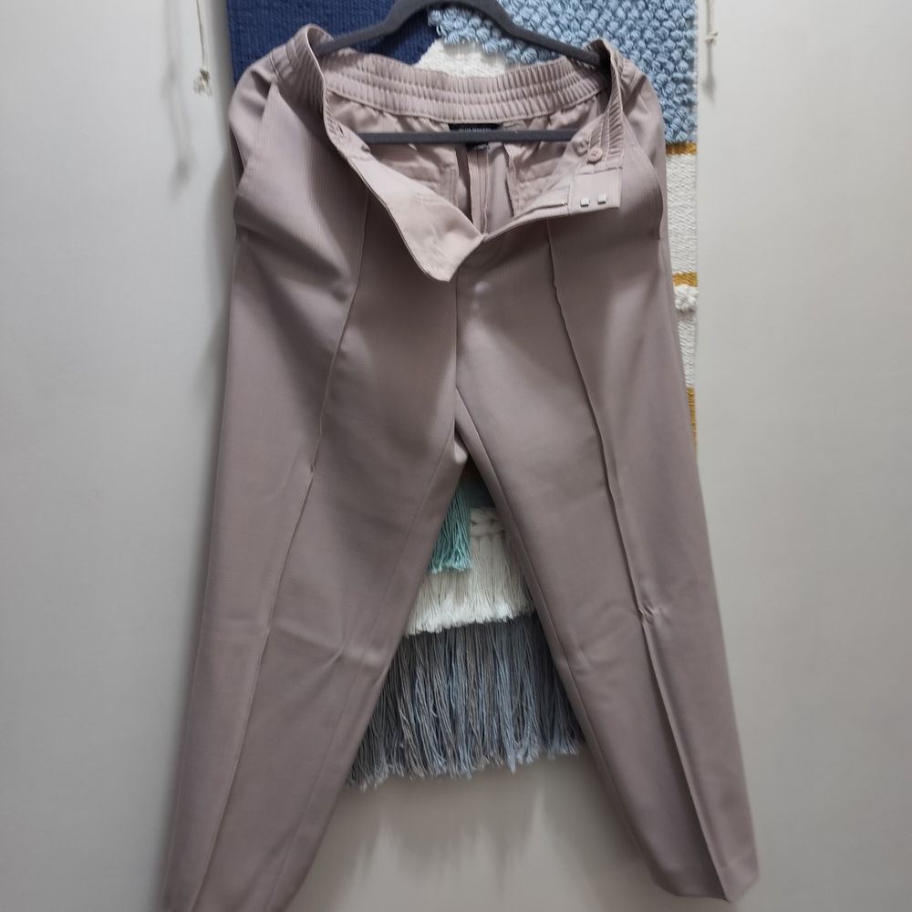 Club Monaco- Soft Pink, Cream And blue, Women's Trousers, Size 4.